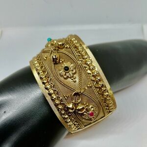 Vintage Wide Cuff Bracelet